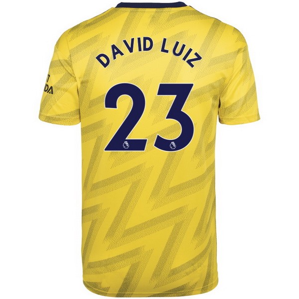 Camiseta Arsenal NO.23 David Luiz 2ª 2019-2020 Amarillo